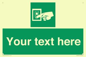 Custom Light Switch Sign